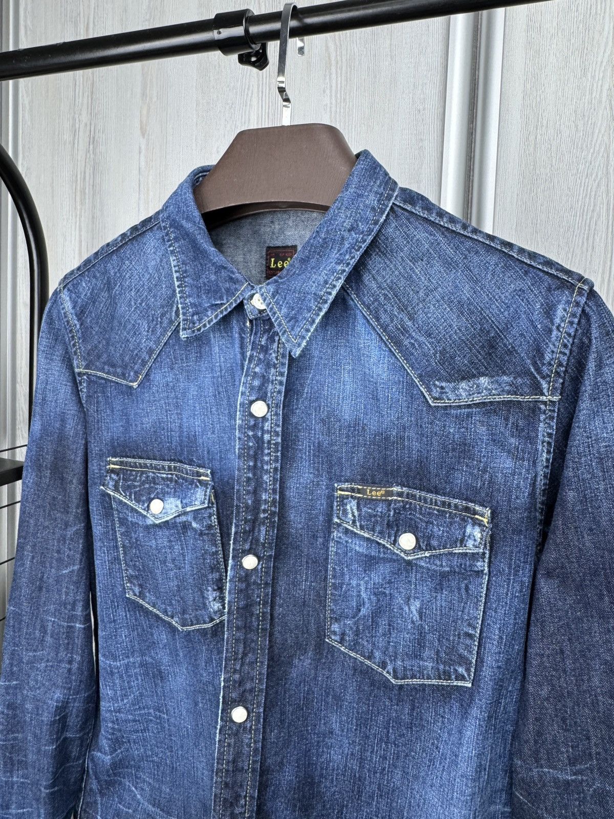 Lee Lee by Donwan Harrell Western Shirt PRPS long sleeve faded Size US M / EU 48-50 / 2 - 6 Thumbnail