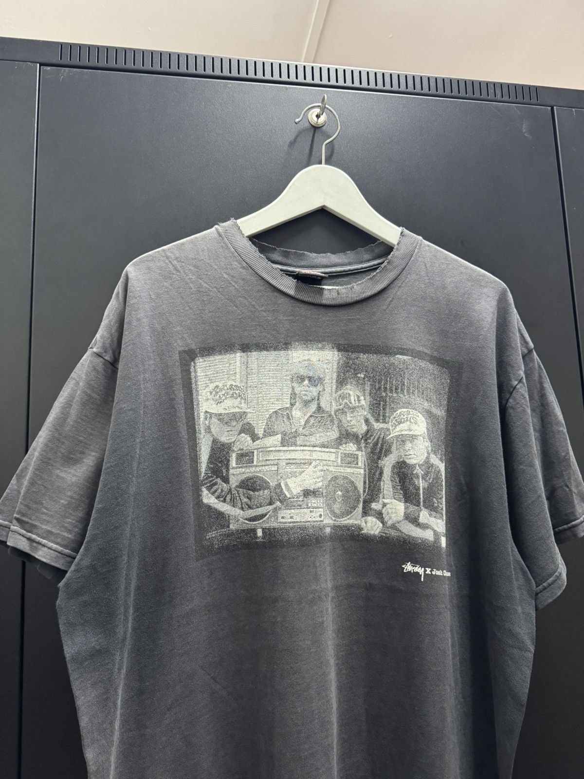 Stussy Vintage y2k Stussy x josh cheuse Faded Distressed Size US XL / EU 56 / 4 - 2 Thumbnail