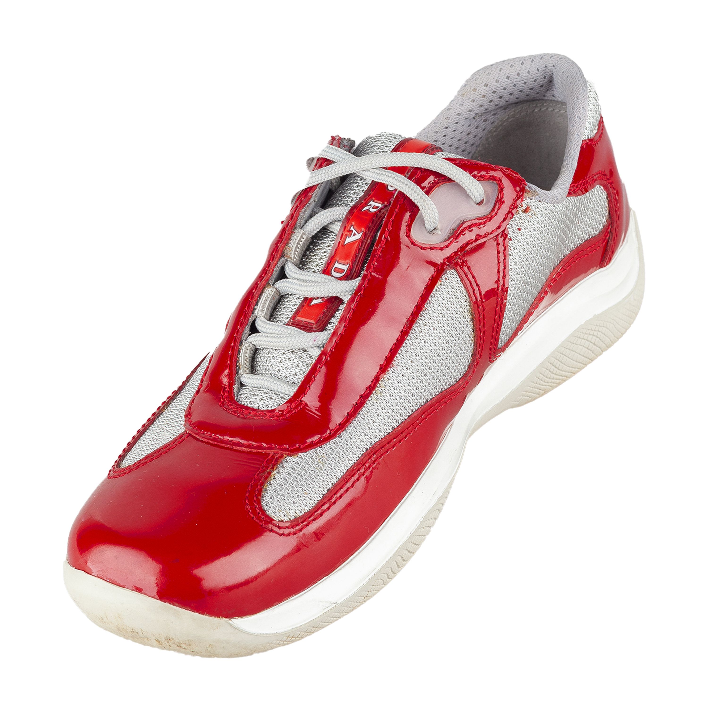 Prada Prada America’s Cup Red Vintage Sneakers (35.5 IT / 36,5 EU) Size US 5.5 / IT 35.5 - 7 Thumbnail