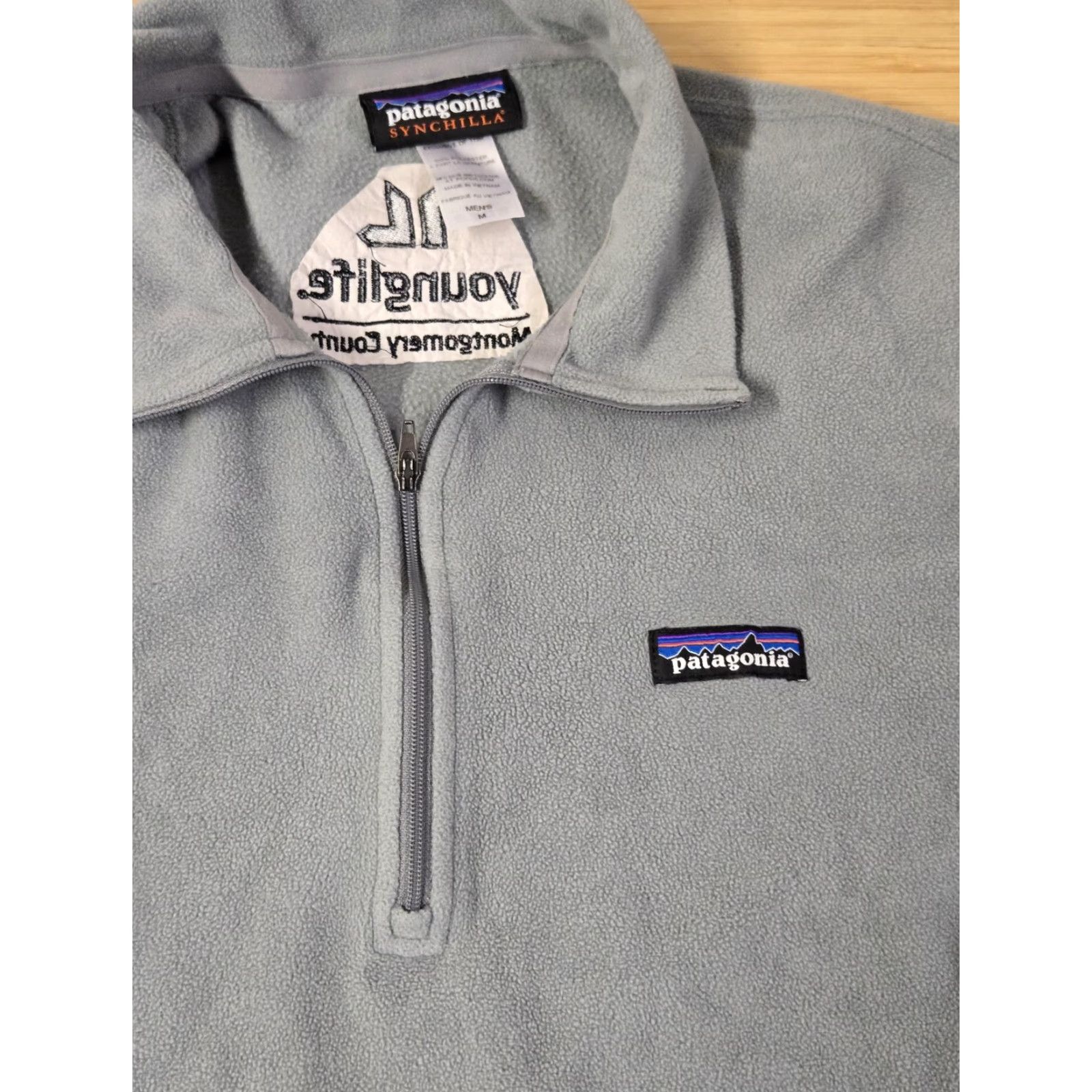 Patagonia Patagonia Pullover Mens M Gray Synchilla Quarter Zip Fleece Young Life Size US M / EU 48-50 / 2 - 4 Thumbnail