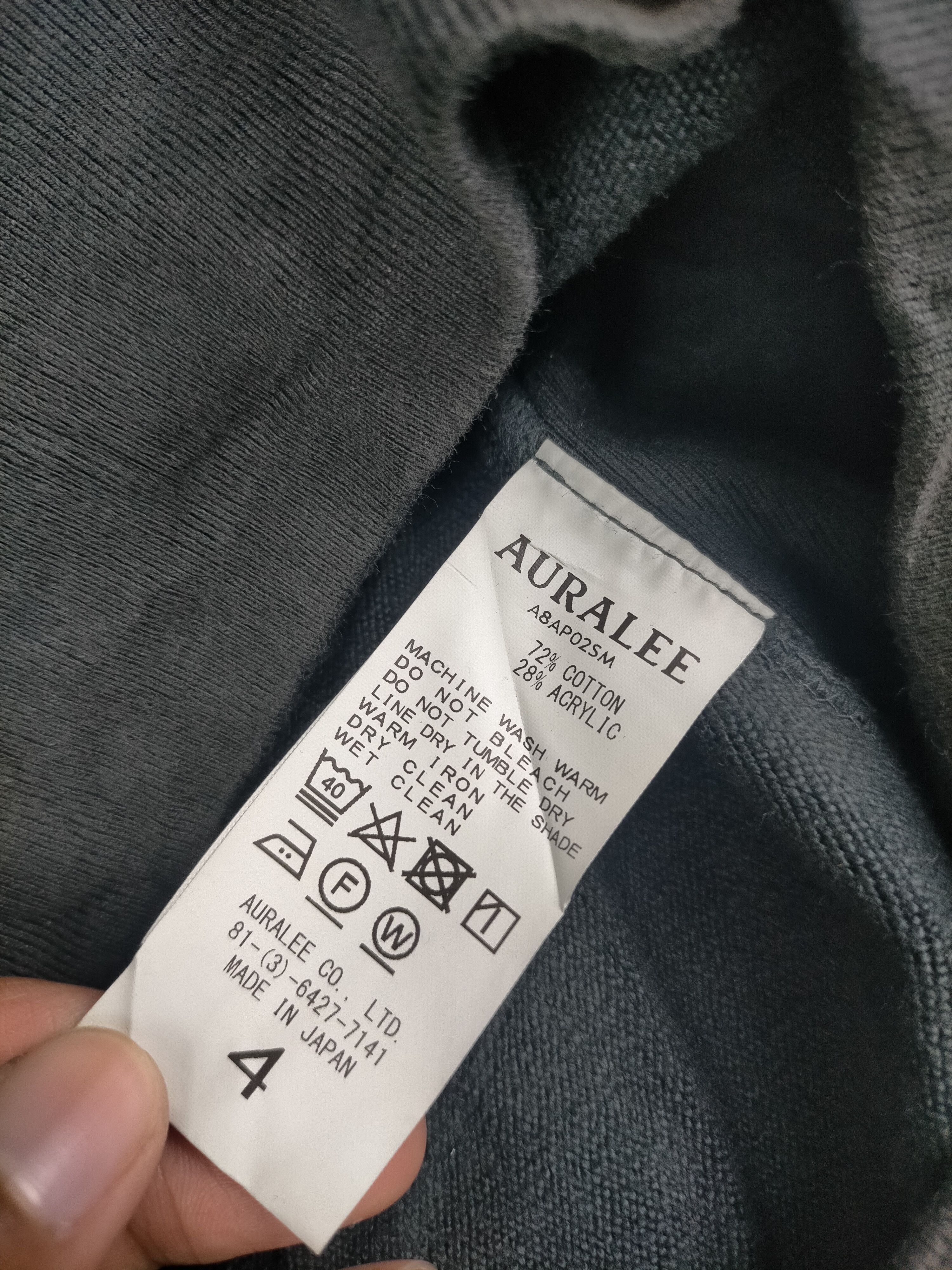 Auralee 🔥Auralee Heavyweight Faded Black Hoodie Size US L / EU 52-54 / 3 - 7 Thumbnail