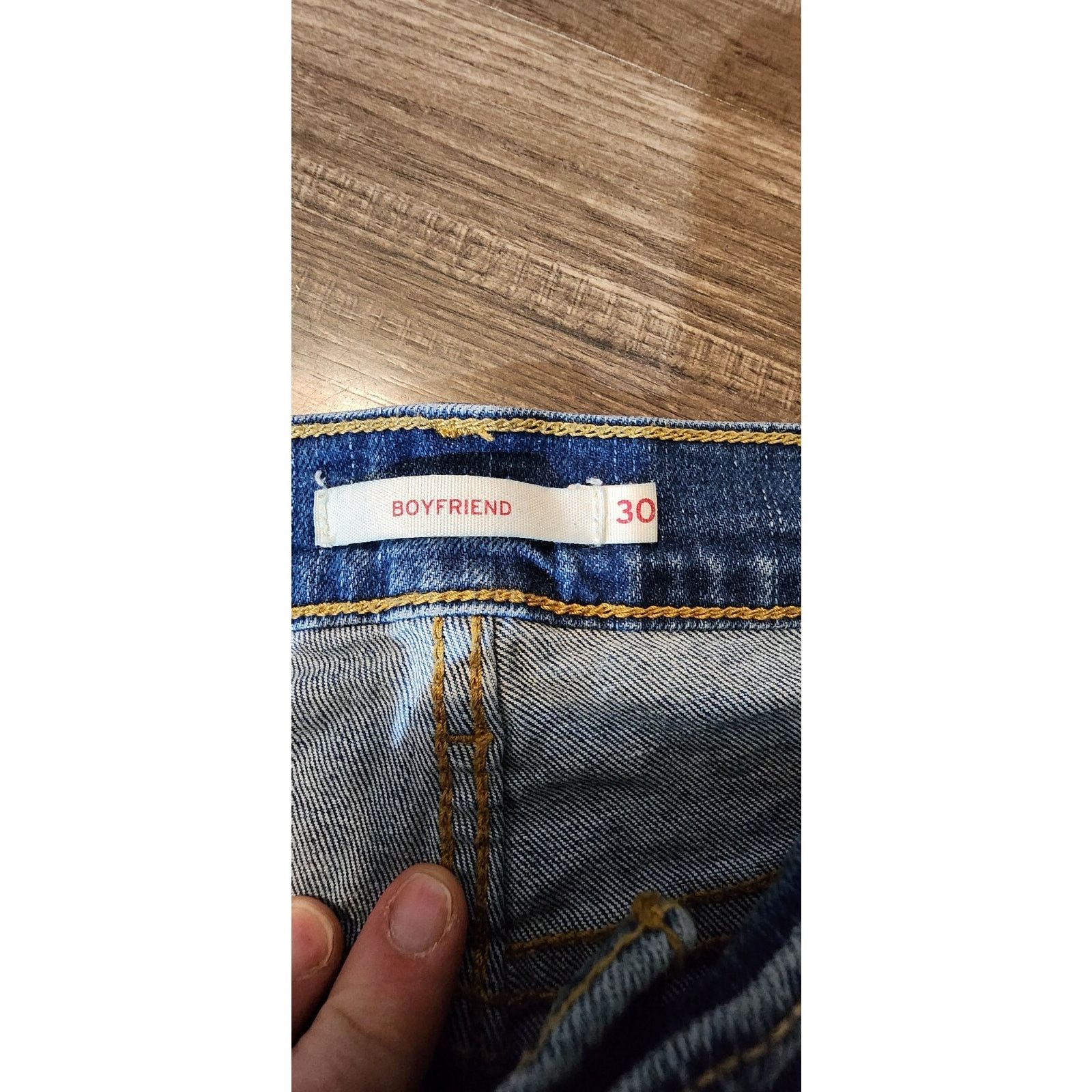 Levi's Levi Signature Women's Boyfriend Stretch Jeans Sz 30 1218 Size 30" / US 8 / IT 44 - 2 Thumbnail