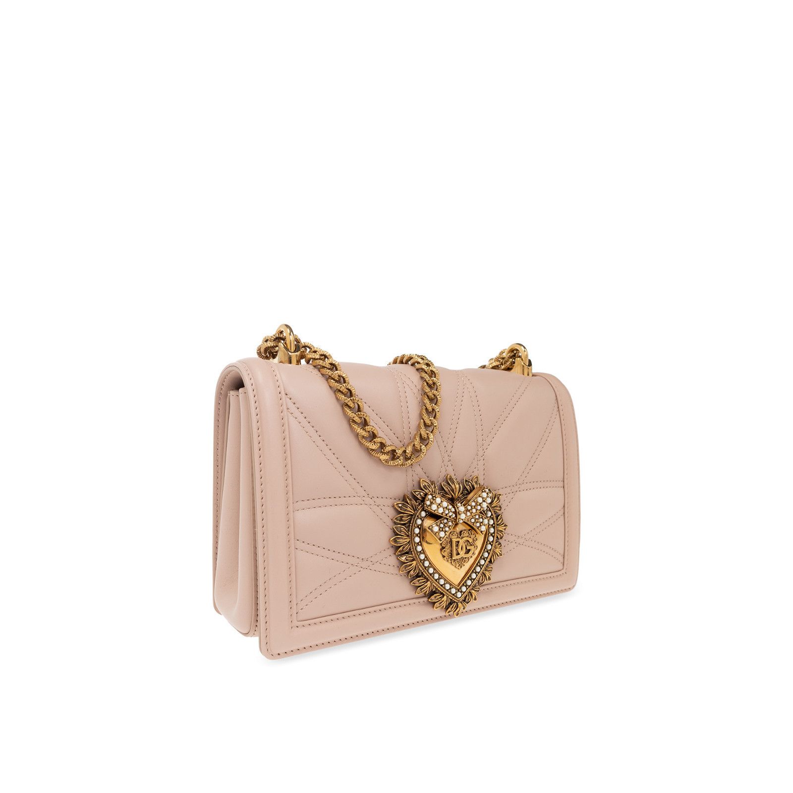 Dolce & Gabbana DOLCE&GABBANA Devotion Medium Pink Shoulder Bag New & Authen Size ONE SIZE - 3 Thumbnail