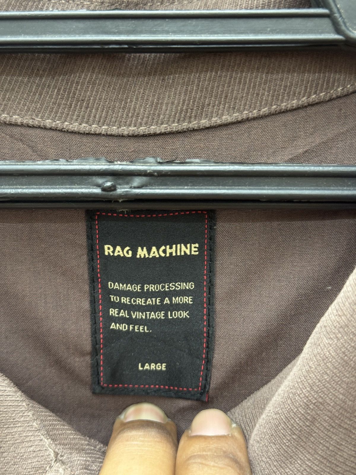 Japanese Brand 🔥🔥🔥ARCHIVE RAG MACHINE SHIRTS Size L / US 10 / IT 46 - 7 Thumbnail