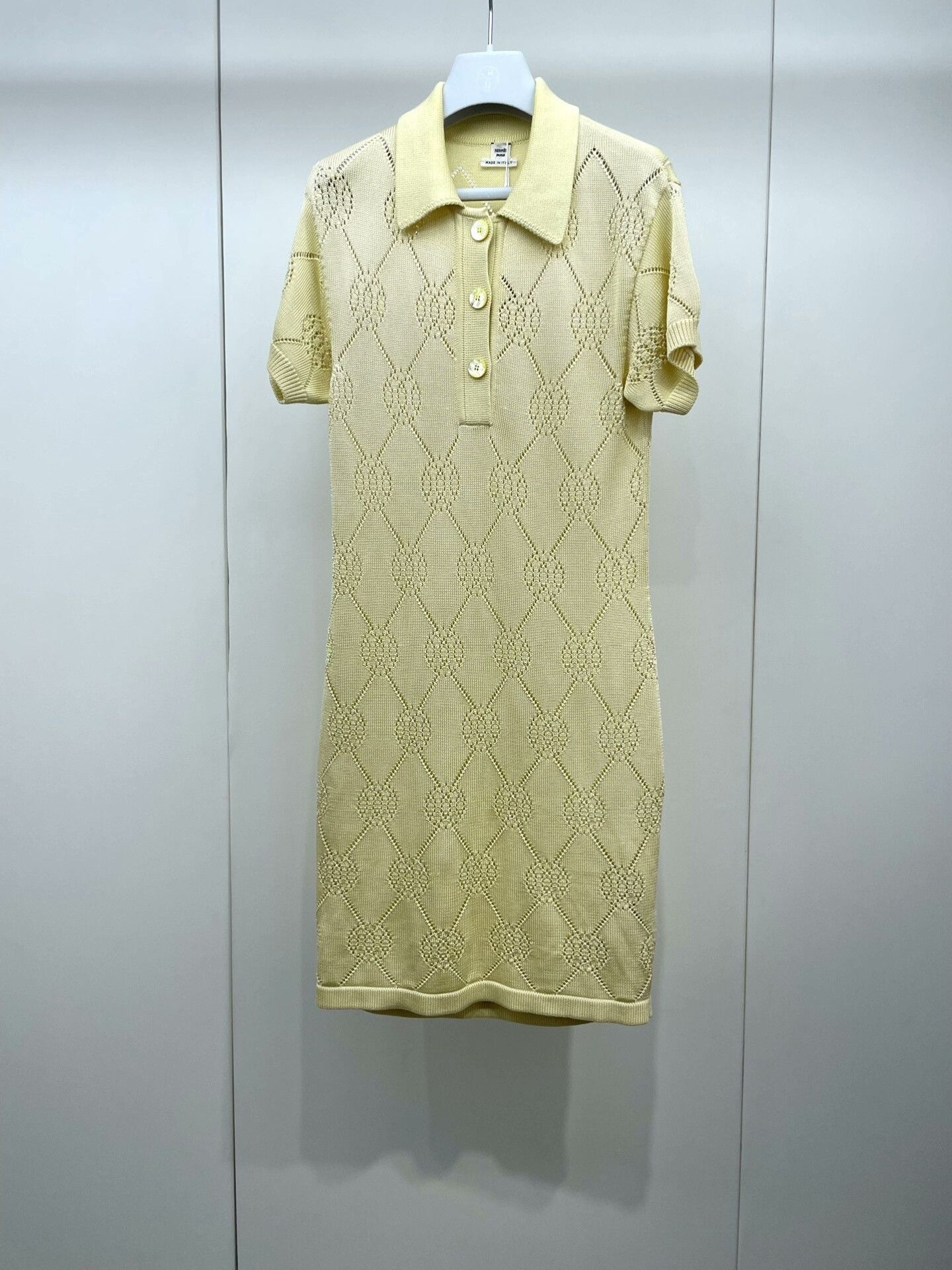 Hermes Hermes Cutout Pattern Polo Dress Size US XS / EU 42 / 0 - 1 Thumbnail