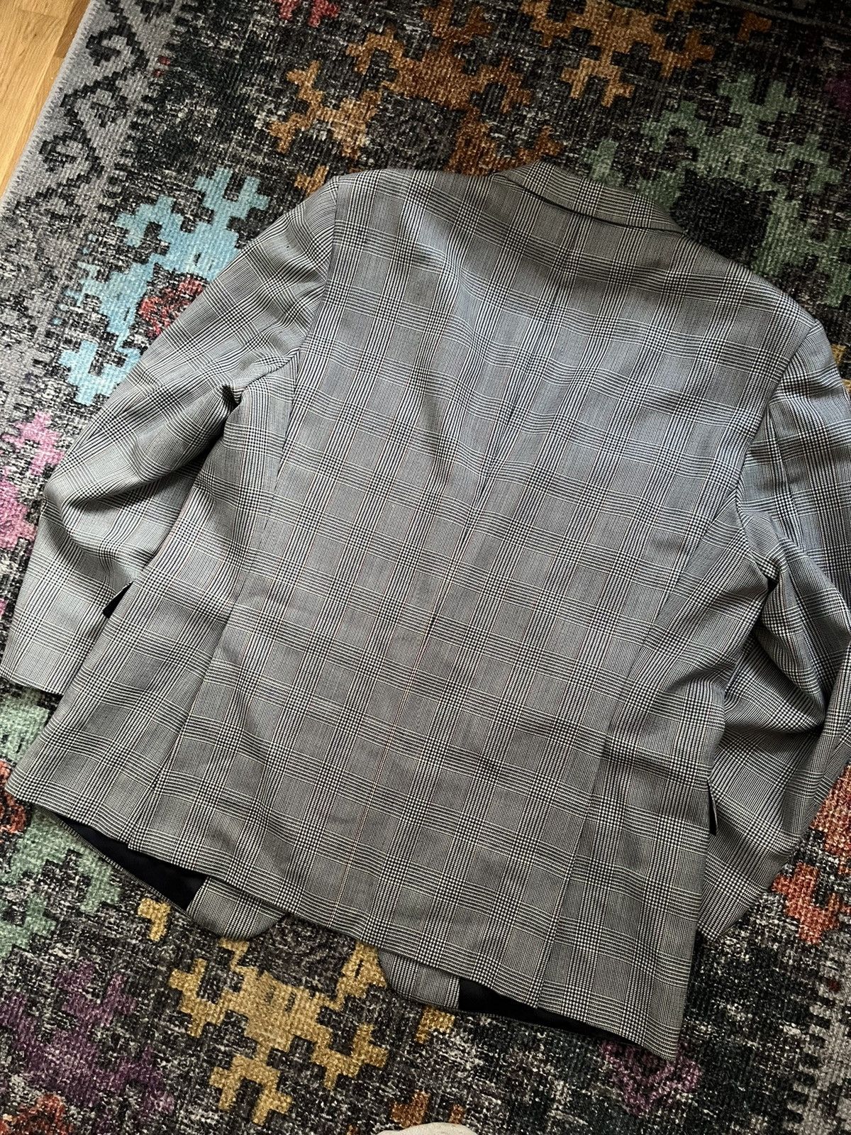 Burberry × Vintage ‼️VINTAGE BURBERRY 100%WOOL/VISCOSE ARCHIVAL BLAZER‼️ Size 46R - 20 Thumbnail