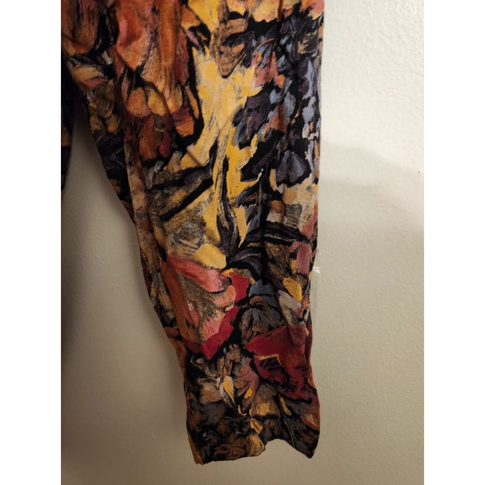 Vintage Katherine Peterson Floral Oversize Tunic Top Blouse Boho Medium Size M / US 6-8 / IT 42-44 - 6 Thumbnail
