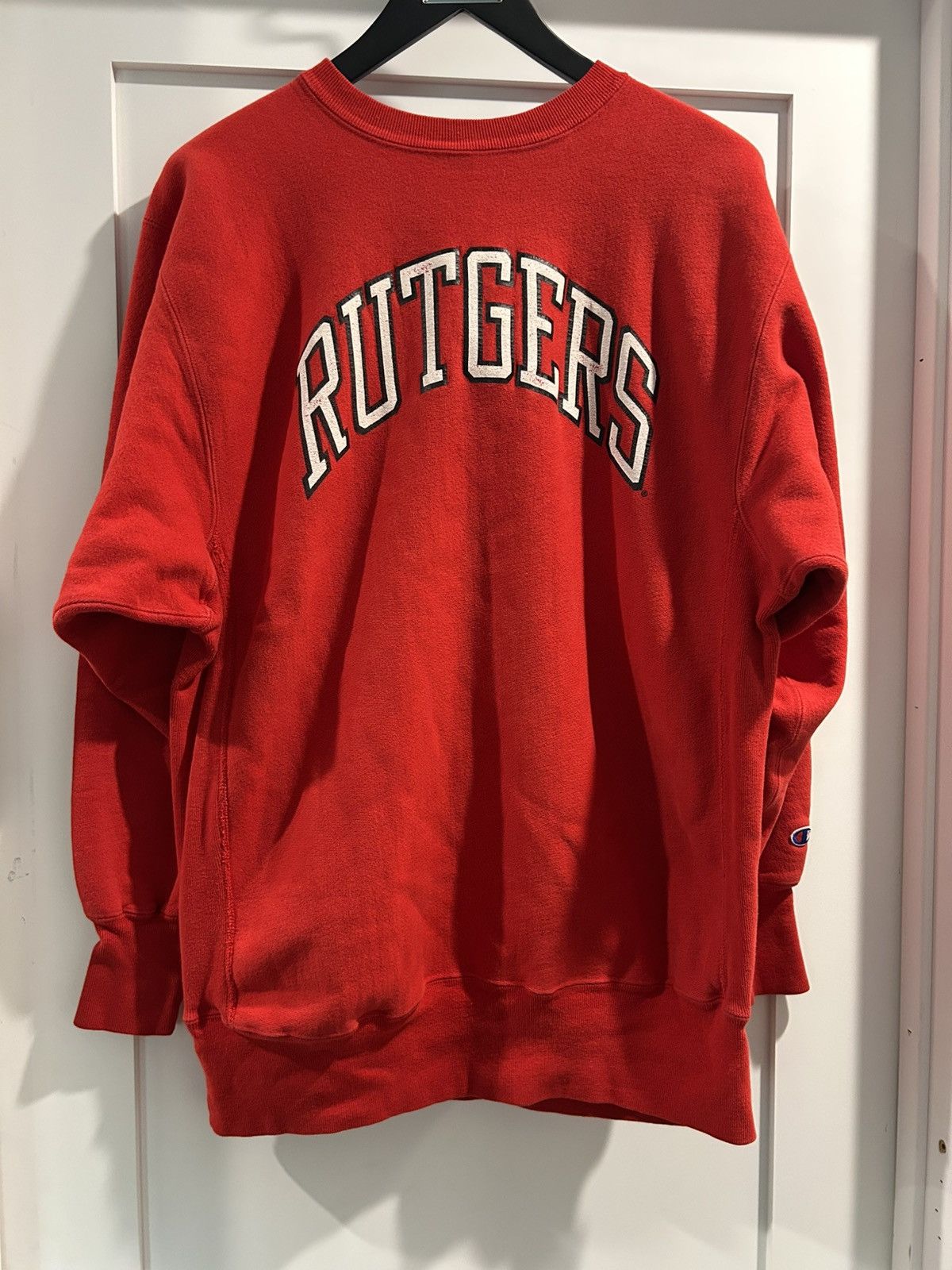Champion 90s Rutgers Reverse Weave Made in USA Size US XXL / EU 58 / 5 - 1 Thumbnail