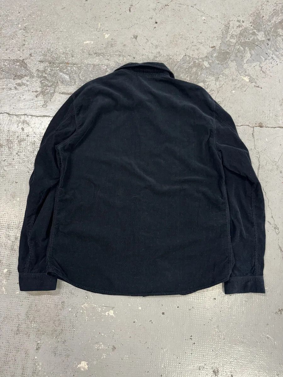Emporio Armani AW2004 Emporio Armani Navy Premium Velvet Shirt Size US M / EU 48-50 / 2 - 2 Thumbnail