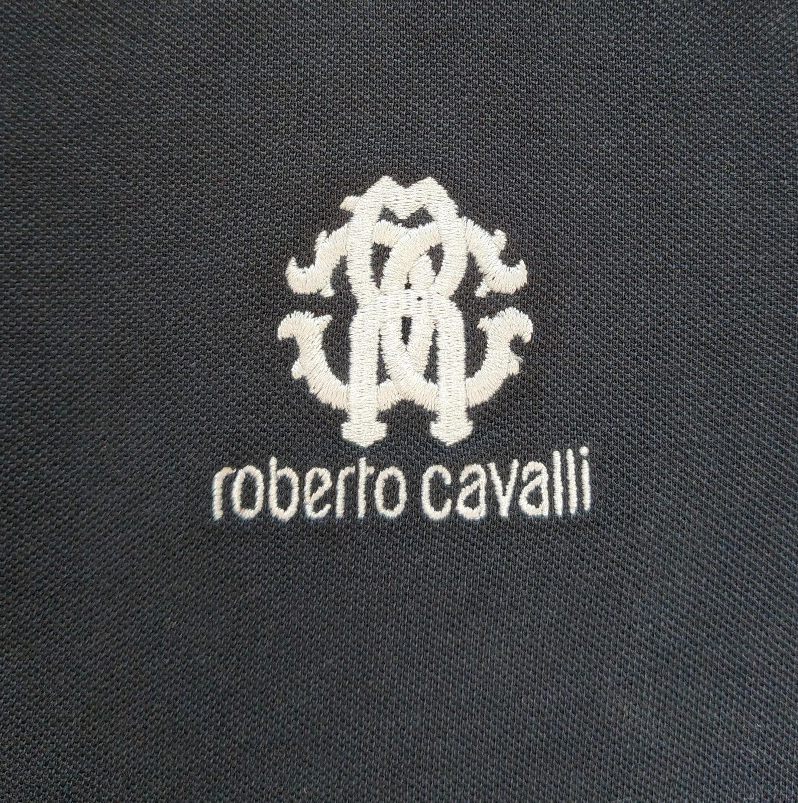 Roberto Cavalli Robert Cavalli RC Monogram-Embroidered Polo Shirt T / 6011 Size US M / EU 48-50 / 2 - 3 Thumbnail