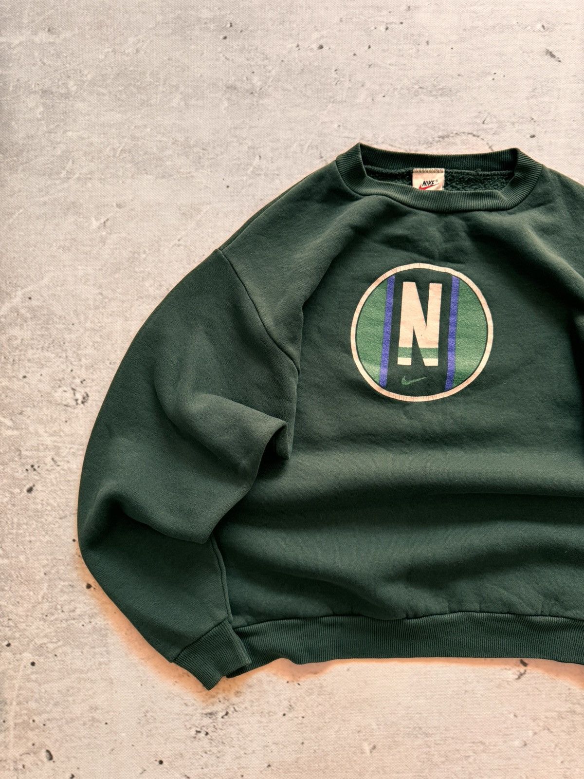 Nike × Vintage NIKE VINTAGE CENTER LOGO OVERSIZE BOXY SWEATSHIRT Size US S / EU 44-46 / 1 - 2 Thumbnail