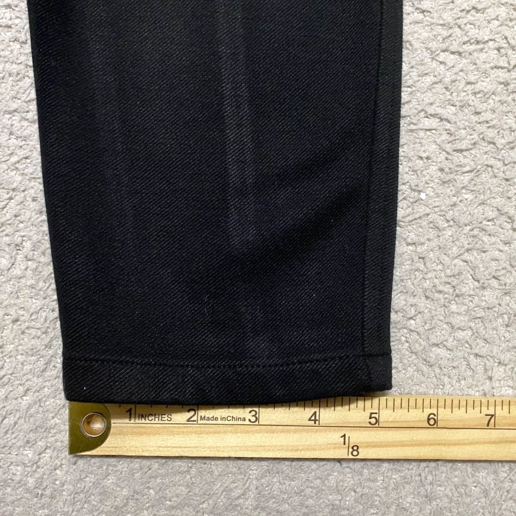Talbots Talbots Womens 10P Pants Black Equestrian Faux Suede Breeches Skinny Ankle Size 32" / US 10 / IT 46 - 2 Thumbnail