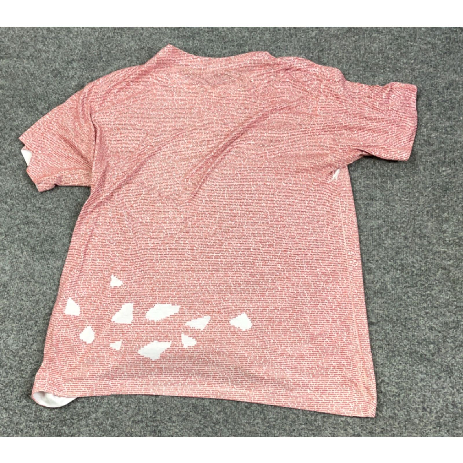 Vintage Litographs T-Shirt Descent into Maelstrom Edgar Allan Poe Red Short Sleeve Adult L Mens Regular XL Tag Size US L / EU 52-54 / 3 - 2 Thumbnail