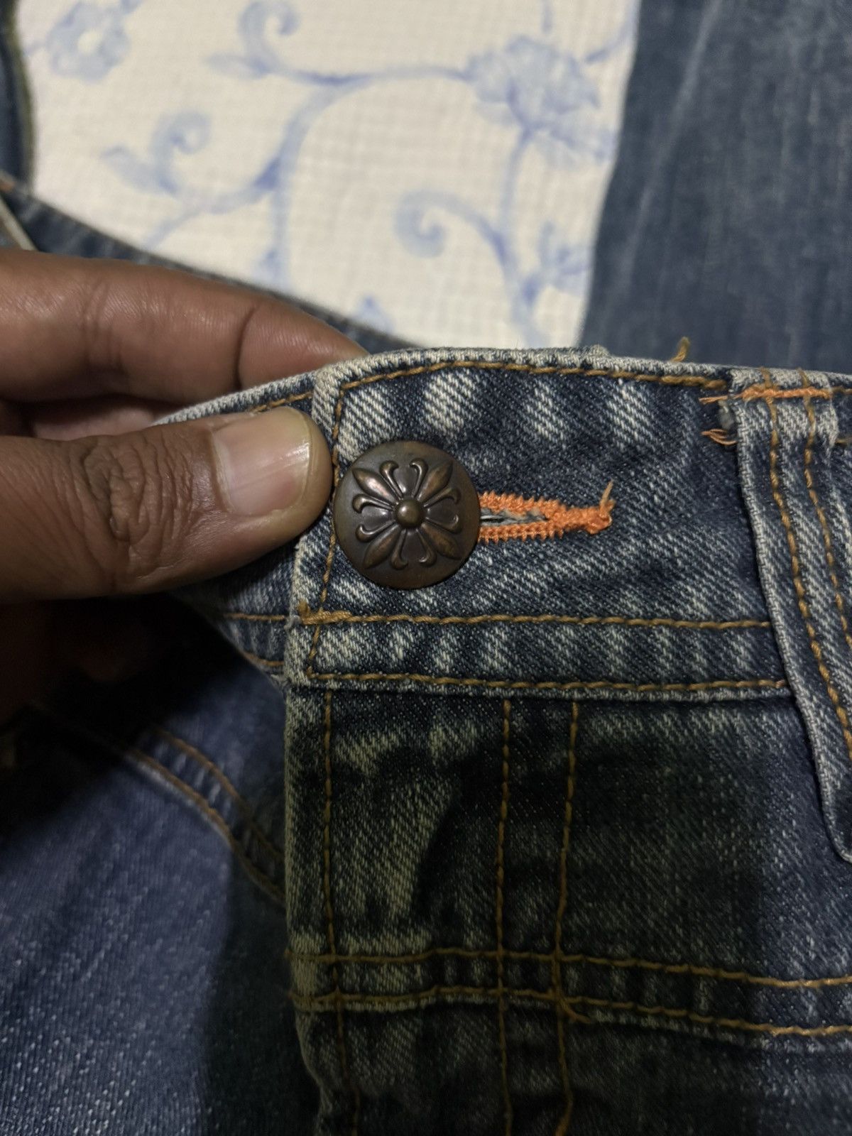 Japanese Brand Japanese Genes Native American Embroidered Bootcut Y2K Jeans Size US 32 / EU 48 - 22 Thumbnail