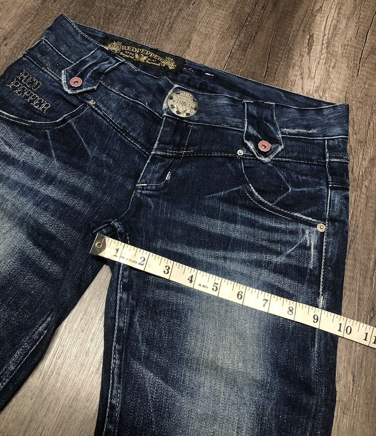 Designer × Japanese Brand Vintage Red Pepper Jeans Gold Label Japanes Brand Size 30" / US 8 / IT 44 - 7 Thumbnail
