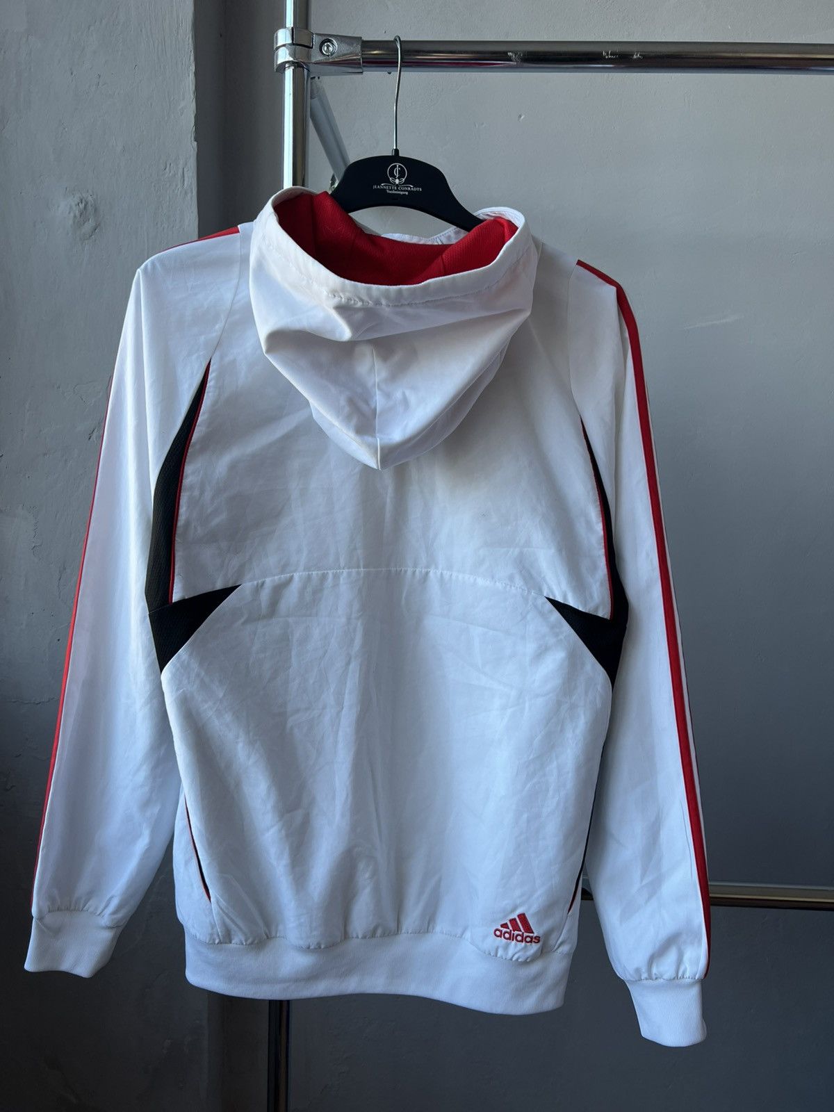 Adidas 2007 LIVERPOOL FC CHAMPIONS LEAGUE SOCCER FOOTBALL JACKET L Size US L / EU 52-54 / 3 - 15 Thumbnail