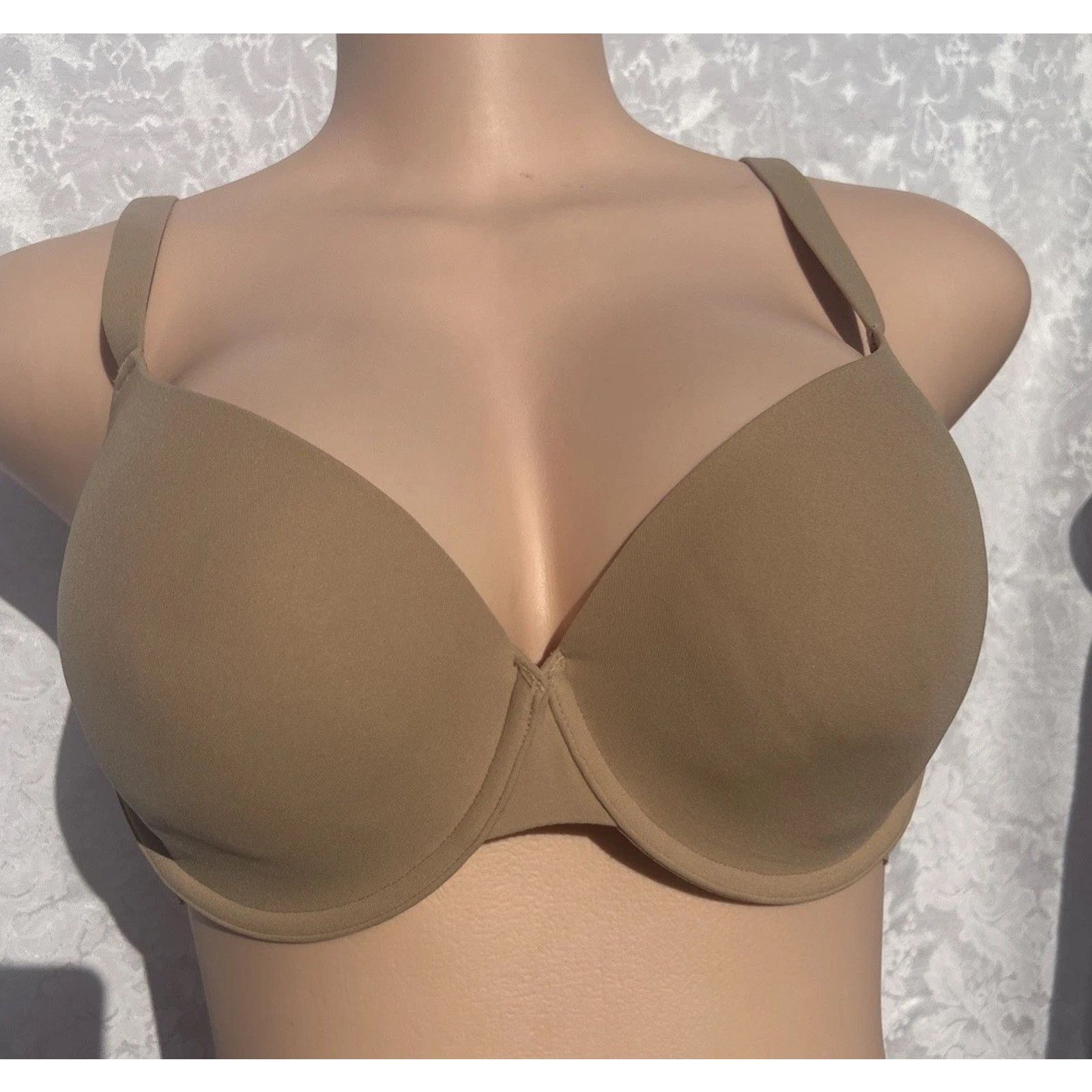 SKIMS SKIMS Fits Everybody Lace T-Shirt Bra 34DDD Clay New w tags Size ONE SIZE - 2 Thumbnail