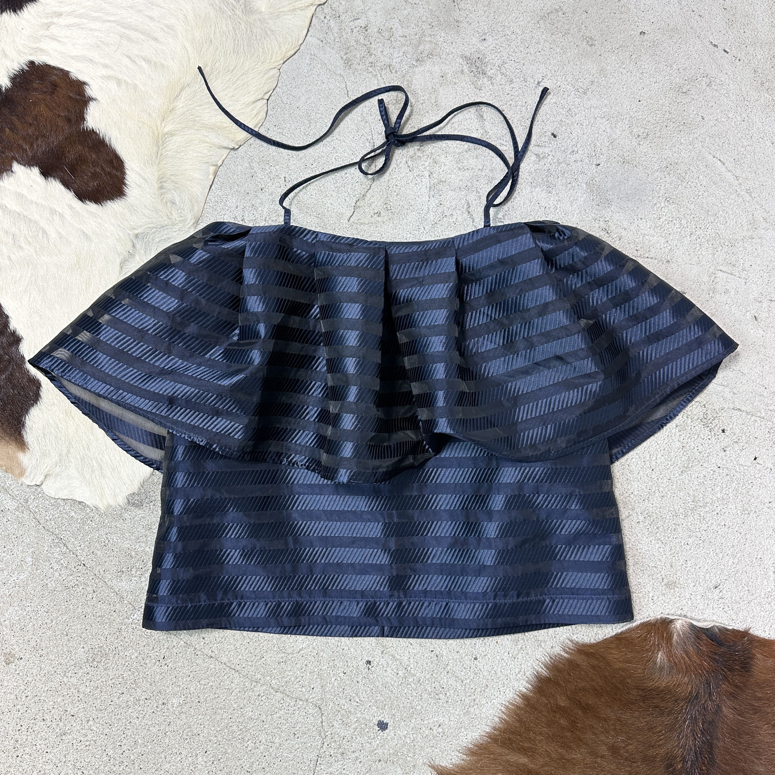 Baum und Pferdgarten Vintage Avant Garde Striped Baum und Pferdarten Skirt Y2K Size 26" / US 2 / IT 38 - 2 Thumbnail