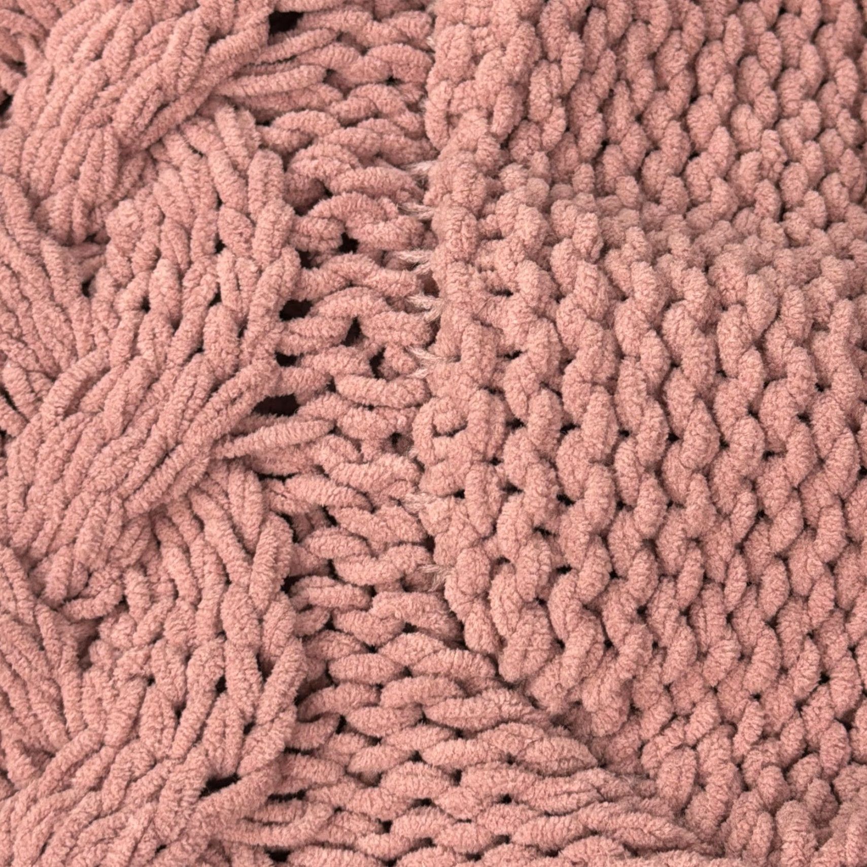Vintage Altar'd State Womens Medium Pink Cable Knit Cropped Mock Neck Pullover Sweater Size M / US 6-8 / IT 42-44 - 3 Thumbnail