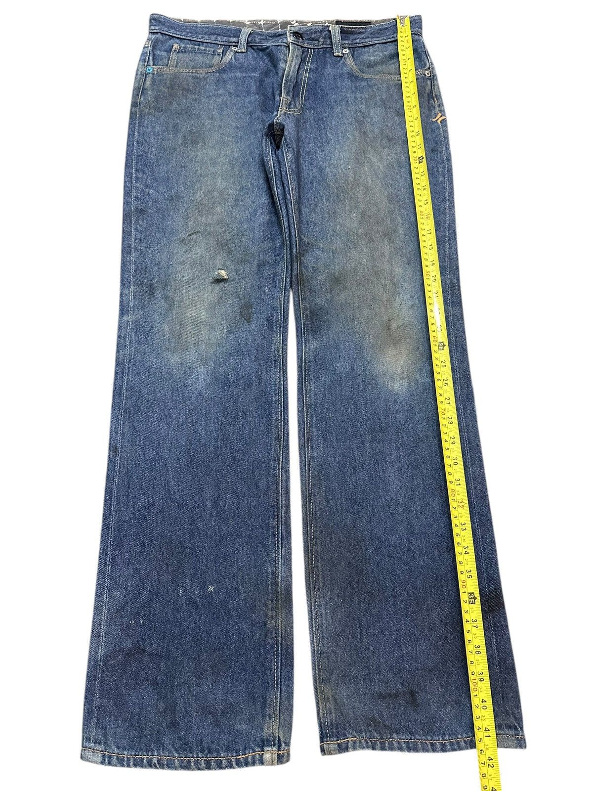 Hurley Hurley Denim Buckle Mud Wash Style Loose Jeans Size US 34 / EU 50 - 11 Thumbnail