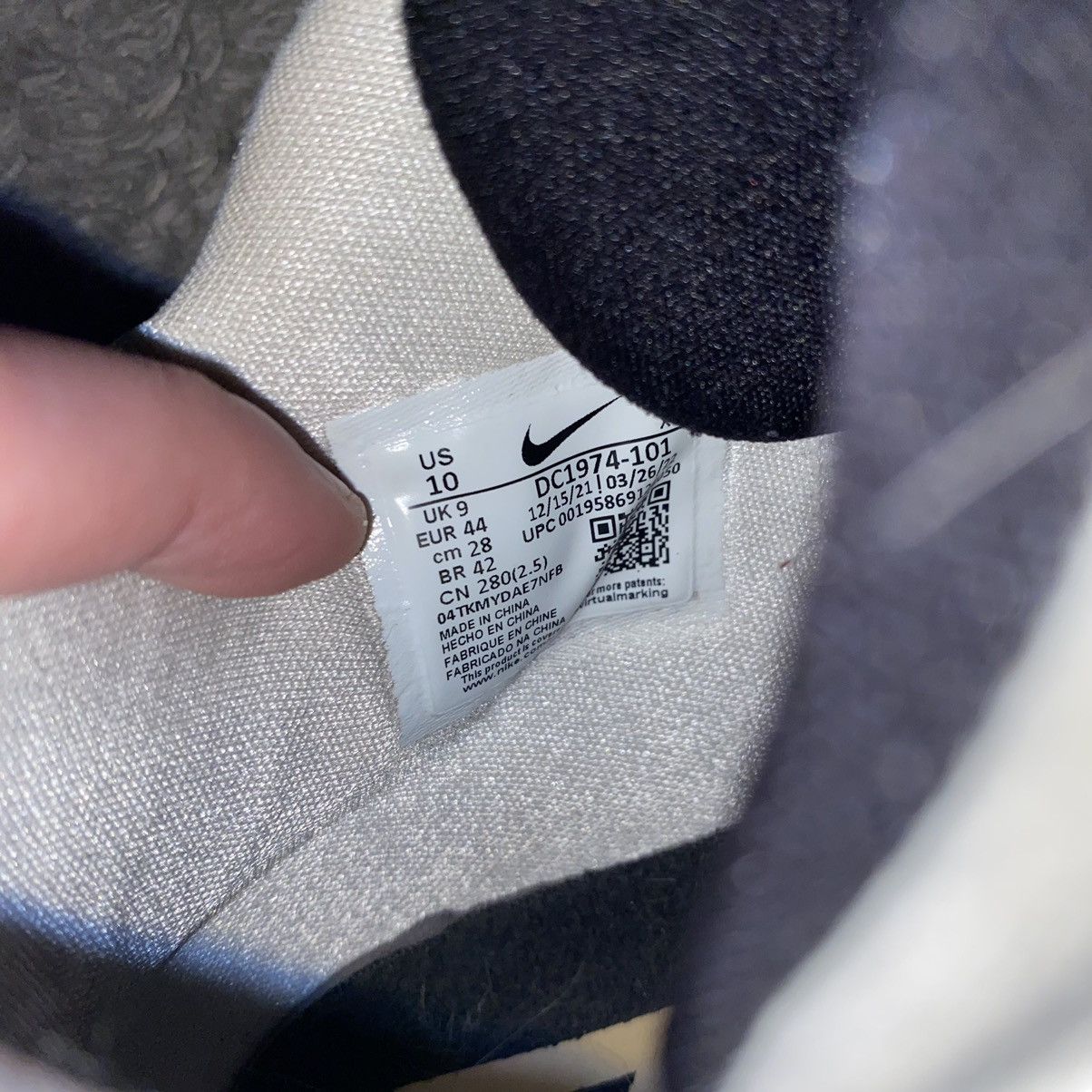 NBA × Nike Nike PG 6 (White Black Orange Chalk) Size US 10 / EU 43 - 6 Thumbnail