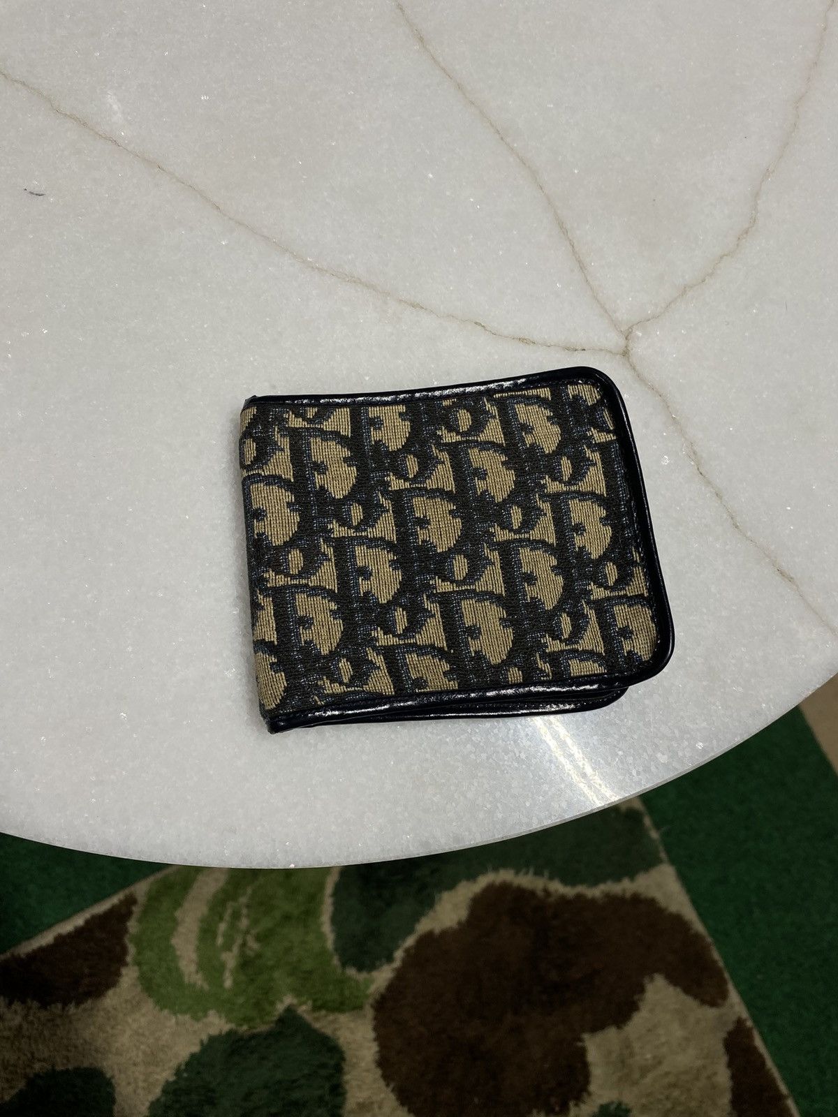 Dior Dior x Shawn Stussy Calfskin Wallet | Grailed