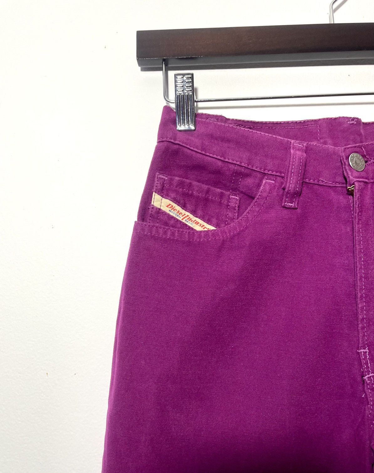 Diesel Diesel Industry Line Vintage Magenta Pants Size 26" / US 2 / IT 38 - 3 Thumbnail