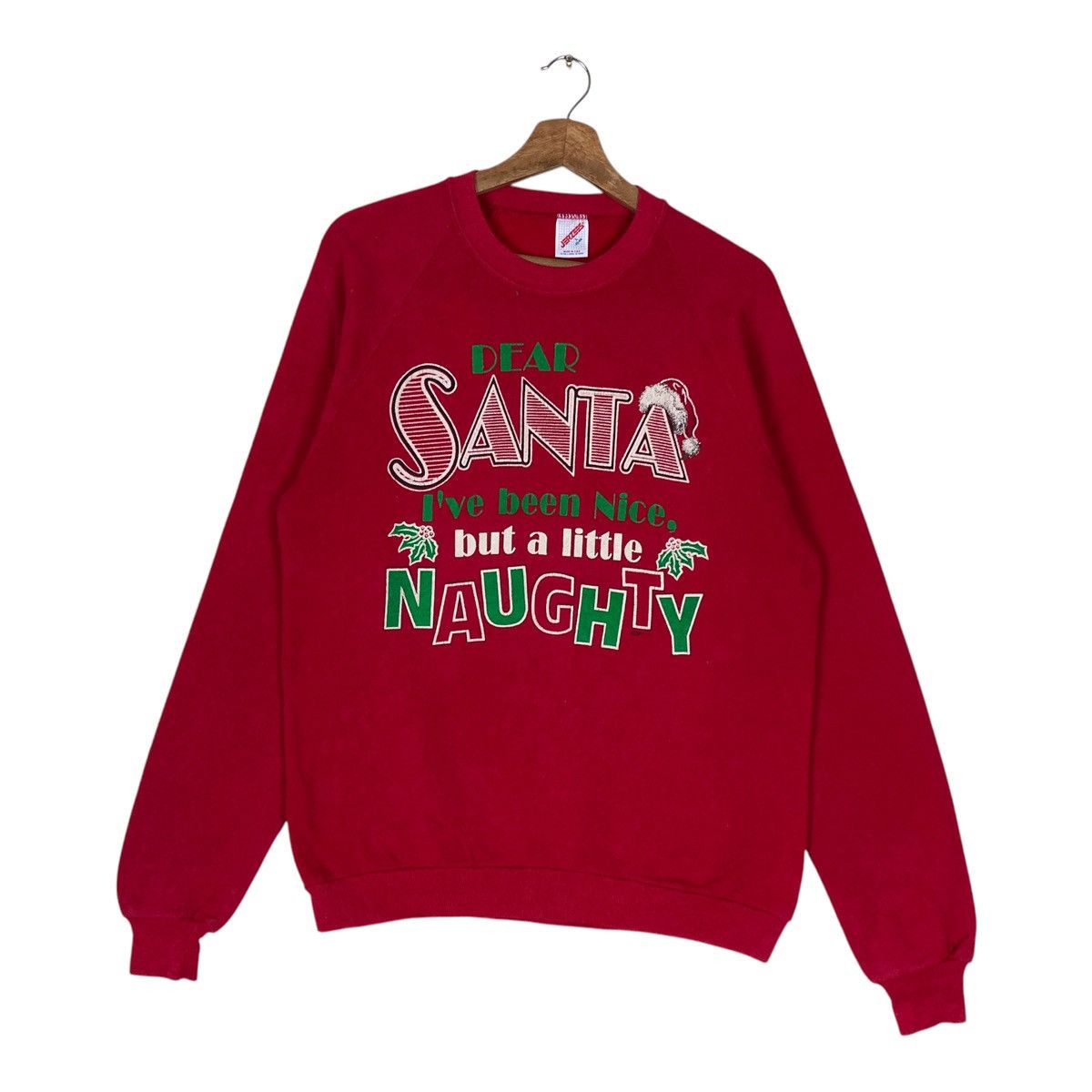 Jerzees Vintage Jerzees Christmas Pullover Jumper Sweatshirt Size US L / EU 52-54 / 3 - 1 Thumbnail