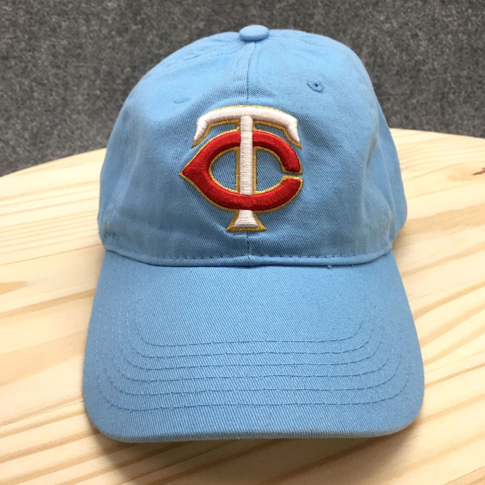 Twins Minnesota Twins Melonwear Baseball Hat Mens Blue OS Curved Brim Embroidered Logo Size ONE SIZE - 2 Thumbnail