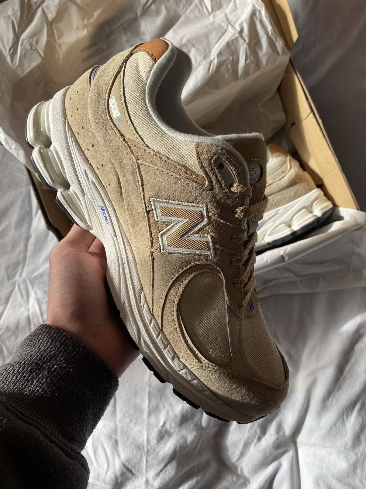 image of New Balance 2002R Sepia Shoes in Brown, Men's (Size 10)