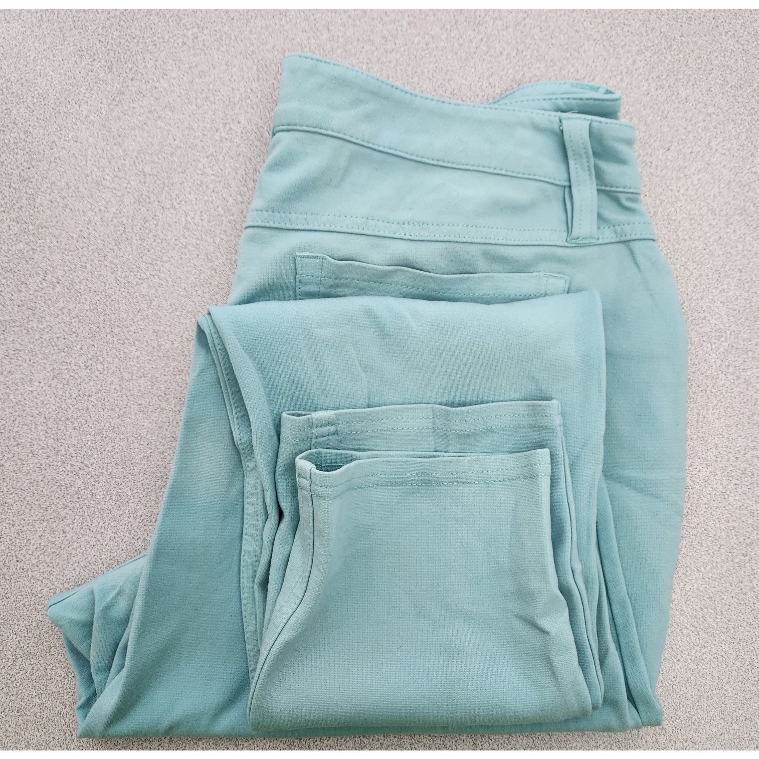Other Cato Teal Blue Flat Front Jegging 14 Lightweight Tapered Leg Size 36" / US 14 / IT 50 - 5 Thumbnail