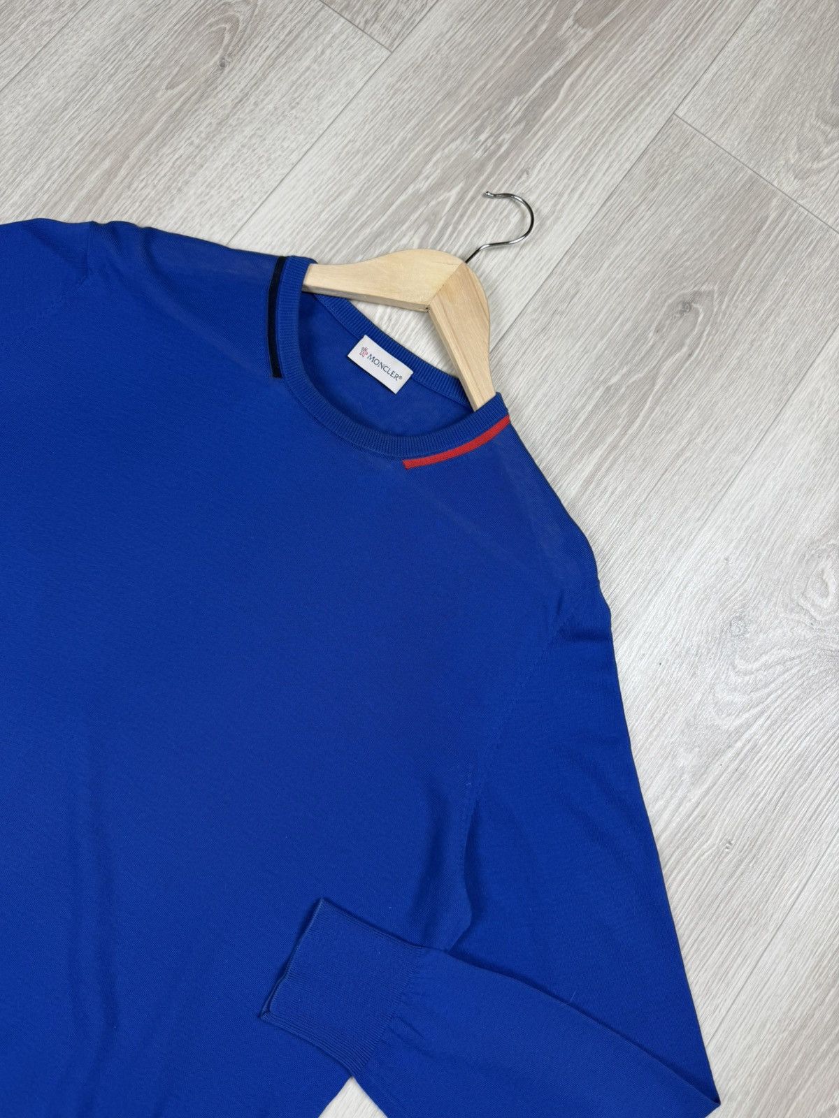 Moncler Moncler Tricot Girocollo Men Sweater Jumper Pullover Size US L / EU 52-54 / 3 - 3 Thumbnail