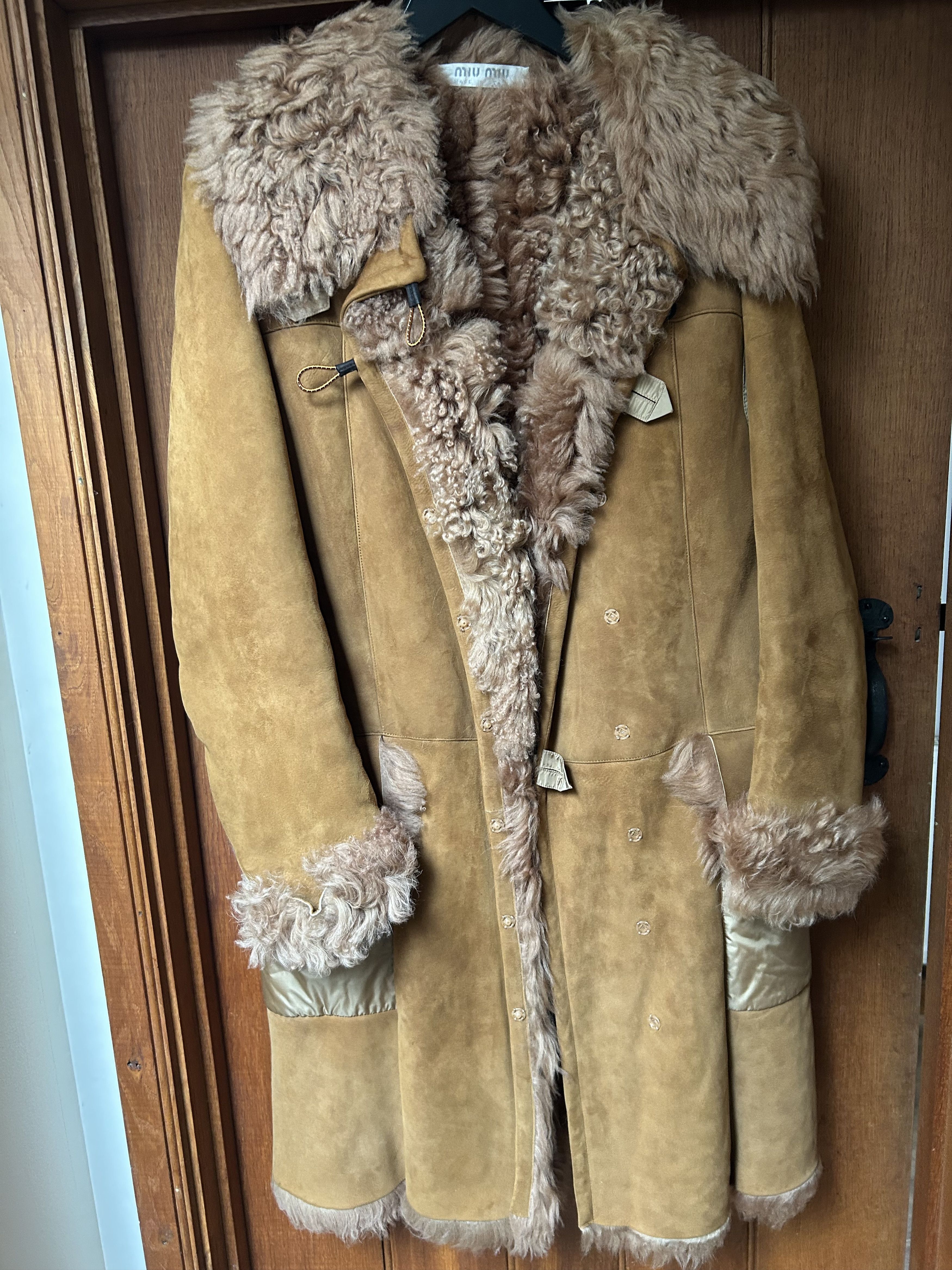 Prada Luxurious Sheepskin/lambs wool full length coat-one off Size M / US 6-8 / IT 42-44 - 5 Thumbnail