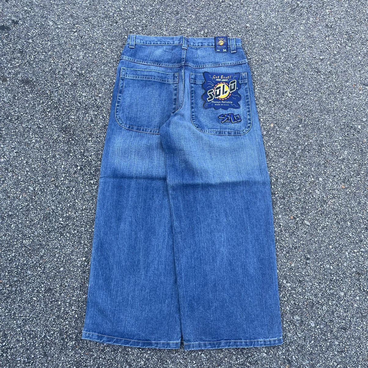 image of Jnco x Southpole Blue Solo Jeans, Men's (Size 34)