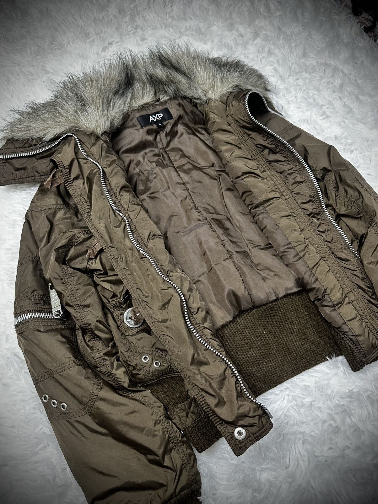 Japanese Brand 💥rare💥 japanese brand A.X.P fur high neck goa jacket Size US M / EU 48-50 / 2 - 5 Thumbnail