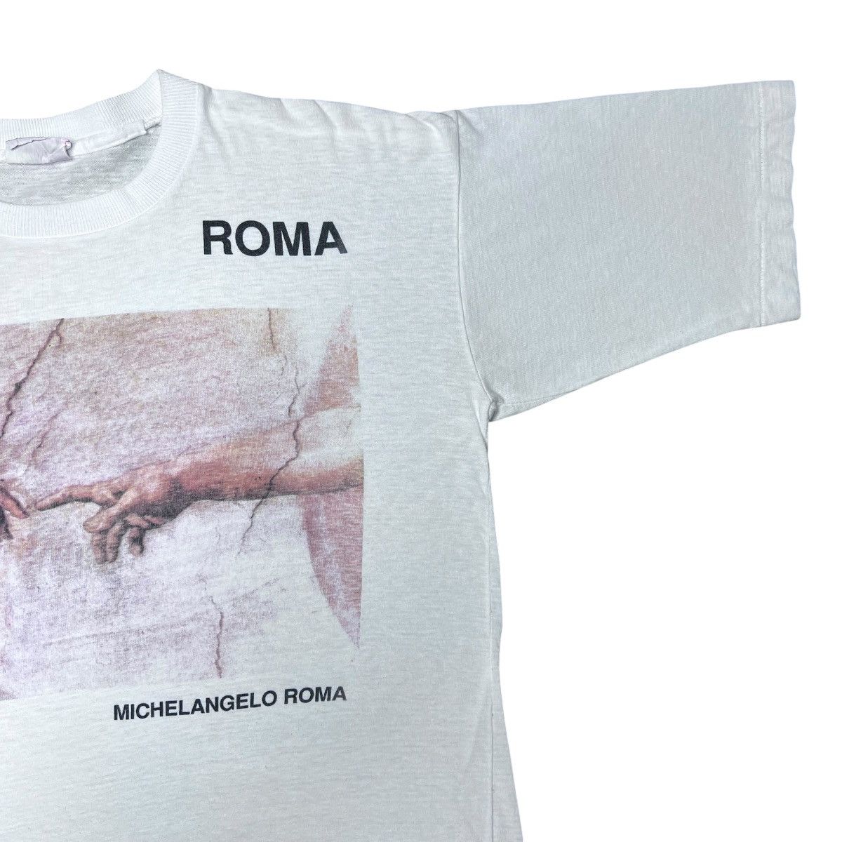 Other 90s Creation Of Adam Michelangelo The Sistine Chapel Art Tee Size US M / EU 48-50 / 2 - 6 Thumbnail