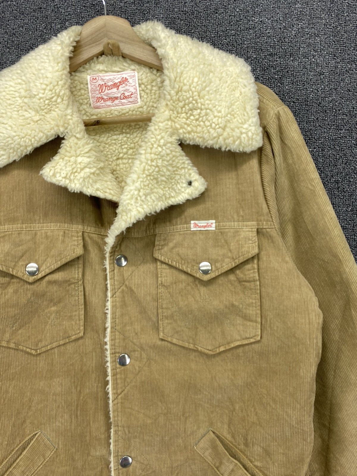 Wrangler Vintage 90s Wrangler Sherpa Lining Long Jacket Size US M / EU 48-50 / 2 - 7 Thumbnail