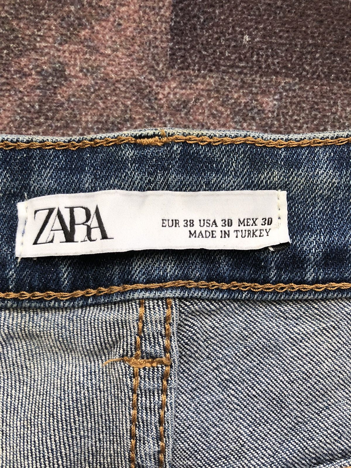 Zara *OG* Zara Premium Distressed Skinny Jeans Size US 30 / EU 46 - 16 Thumbnail