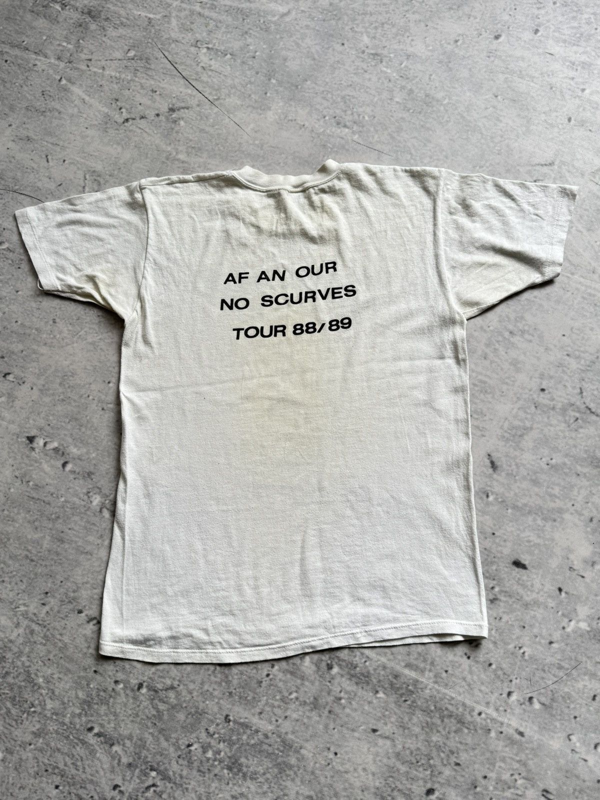 Jerzees × Vintage Vintage Jerzees Very rare 80s tee Jim Staynings Tour 88/89 Size US L / EU 52-54 / 3 - 2 Thumbnail