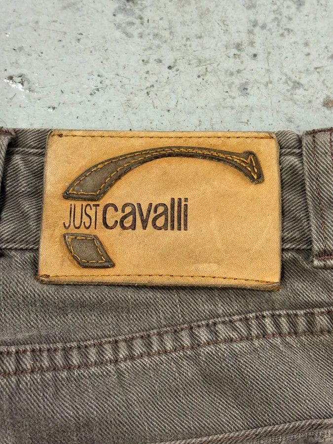 Just Cavalli AW2005 Cavalli Brown Multi Pockets Cargo Pants Size US 31 - 10 Thumbnail