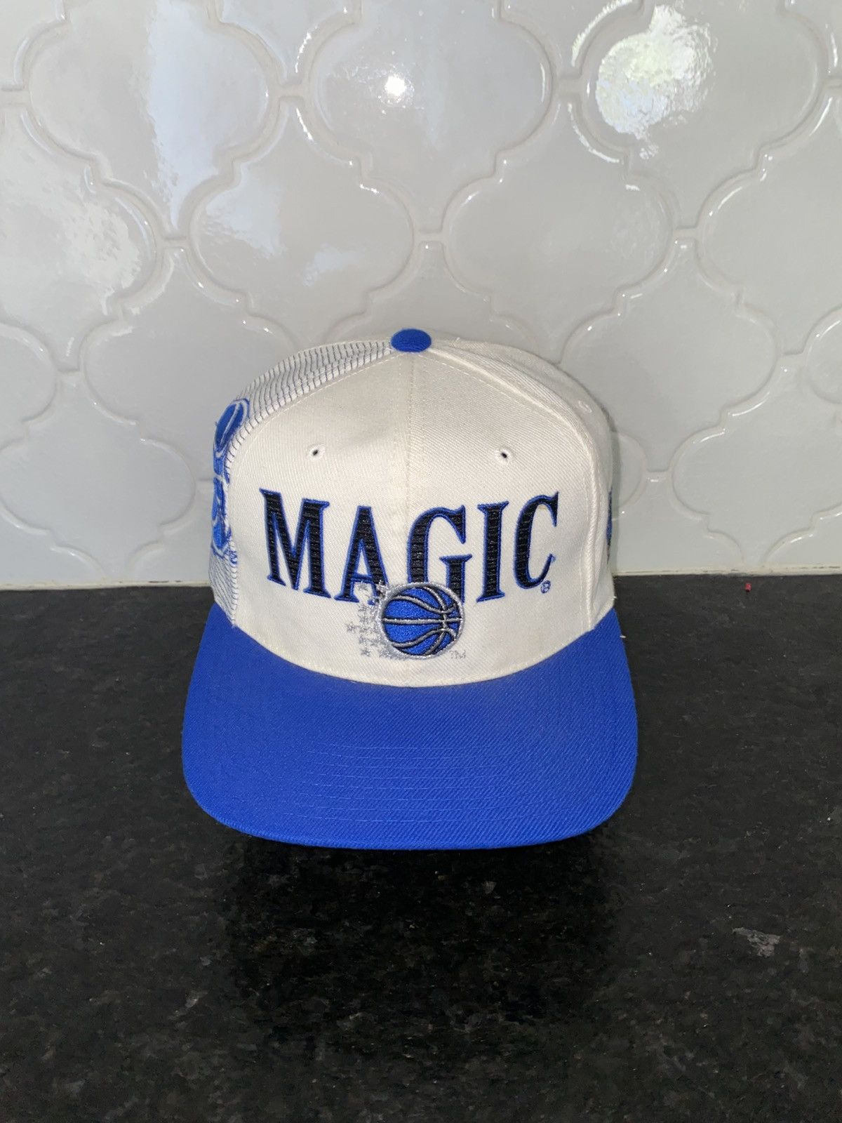 Sports Specialties Vintage 90s Sports specialties Orlando magic laser snapback Size ONE SIZE - 1 Thumbnail