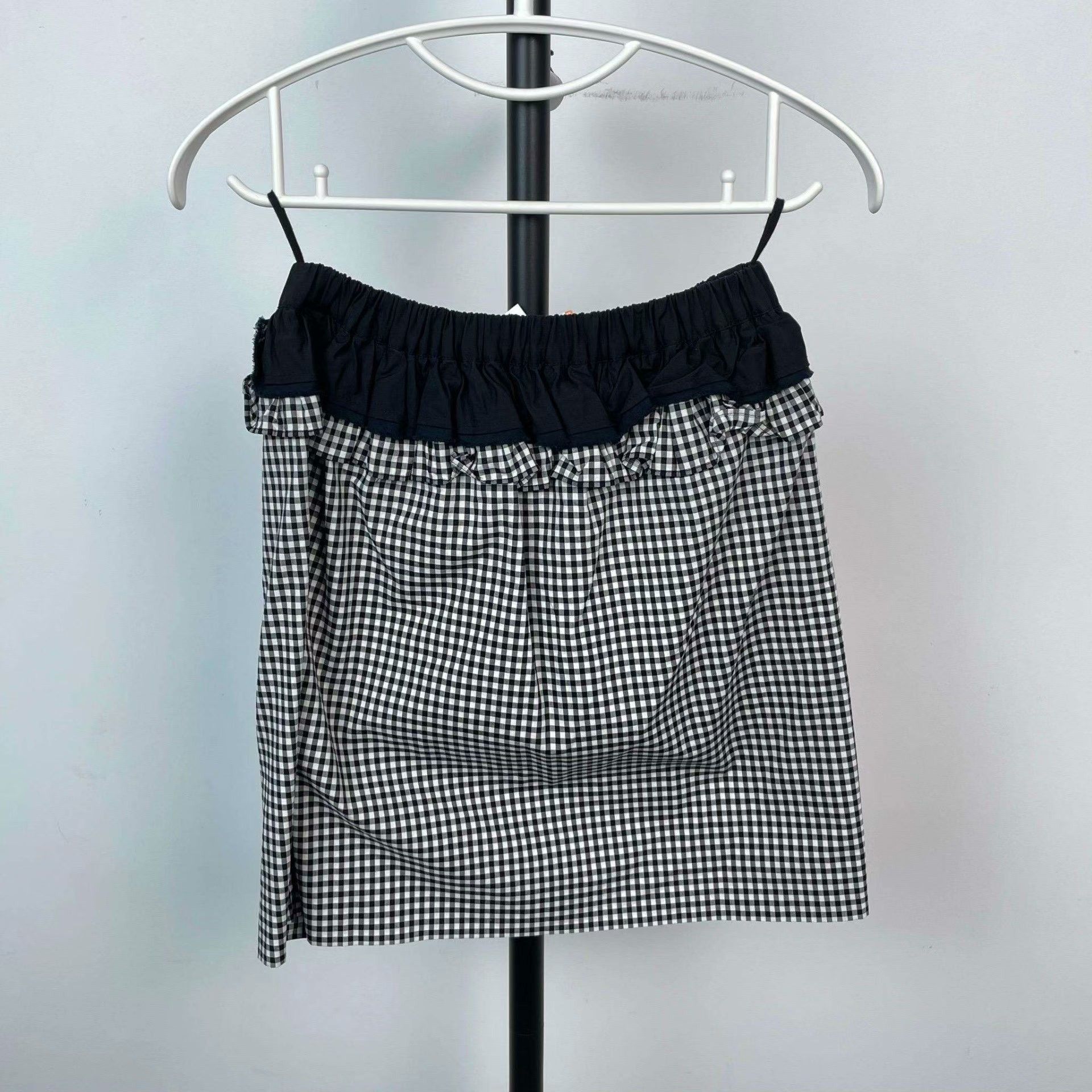 Miu Miu Miu Miu Cotton Black Skirt S Women Size 26" / US 2 / IT 38 - 1 Thumbnail
