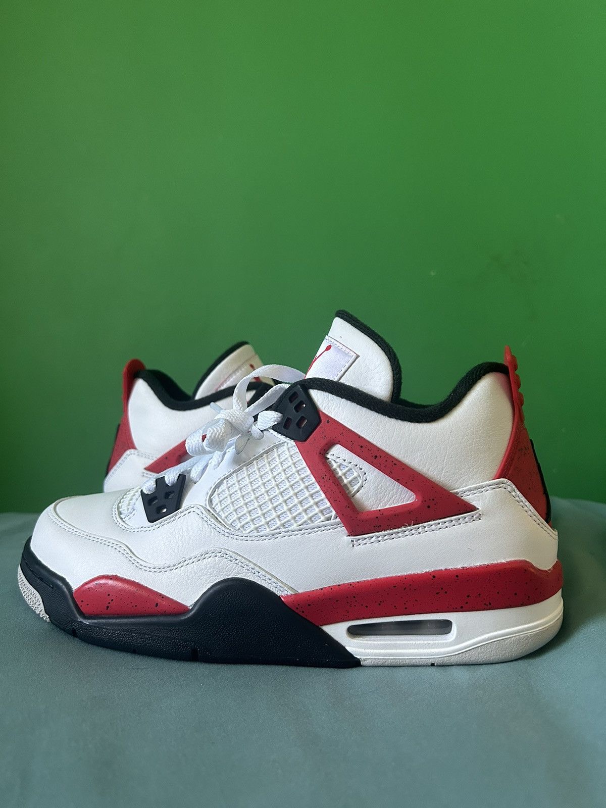 image of Nike Air Jordan 4 Red Cement 2023 Shoes, Men's (Size 7)