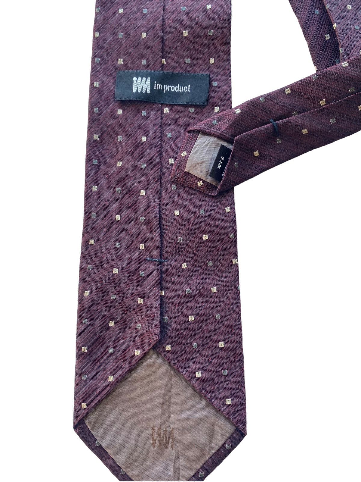 Issey Miyake × SikSilk 🔥 Vintage Issey Miyake Silk Neck Tie IM Product Size ONE SIZE - 4 Thumbnail