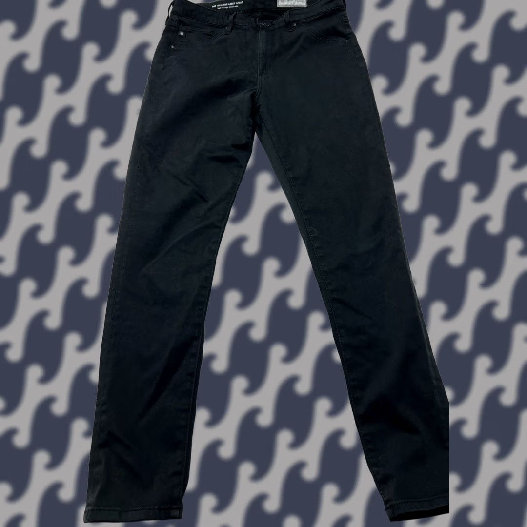 Anthropologie AG Adriano Goldschmied Black 29 Women’s High Rise Abby Ankle Pants Anthropologie AG Size 29" - 1 Thumbnail