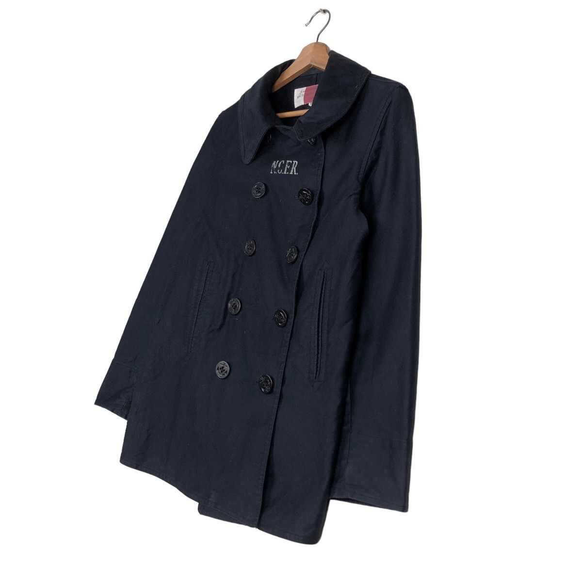 General Research 🔥Vintage Pea Coats Jacket Naval Clothing Factory Research Size US M / EU 48-50 / 2 - 2 Thumbnail