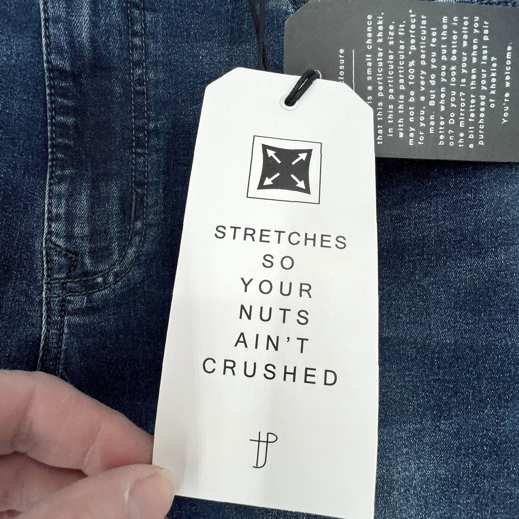 Vintage TPJ The Perfect Jean Mens Athletic Fit Jean Size 35 X 34 Blue NWT Size US 35 - 6 Thumbnail