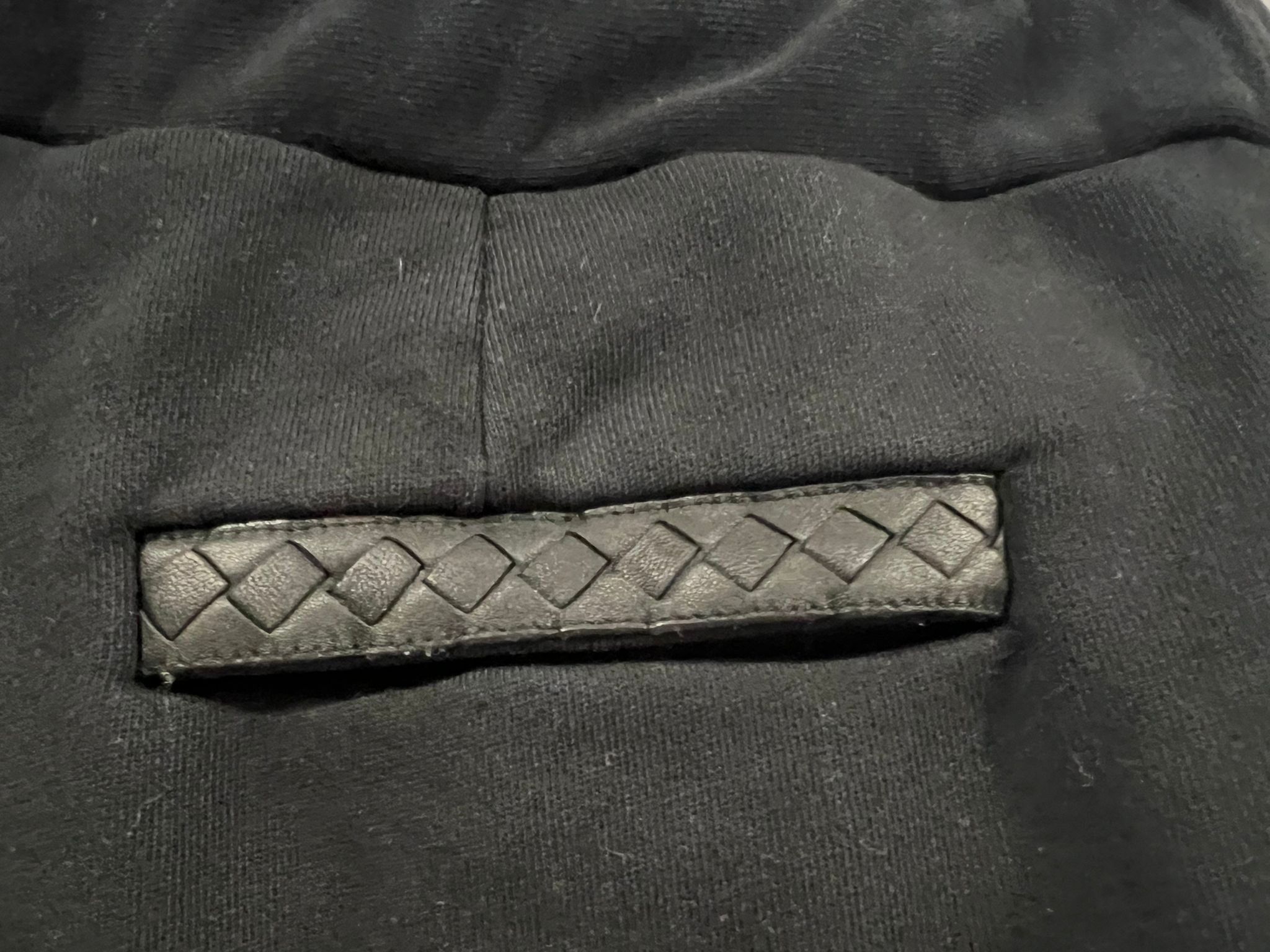 Bottega Veneta Black sweatpants with leather intrecciato pocket Size US 34 / EU 50 - 4 Thumbnail