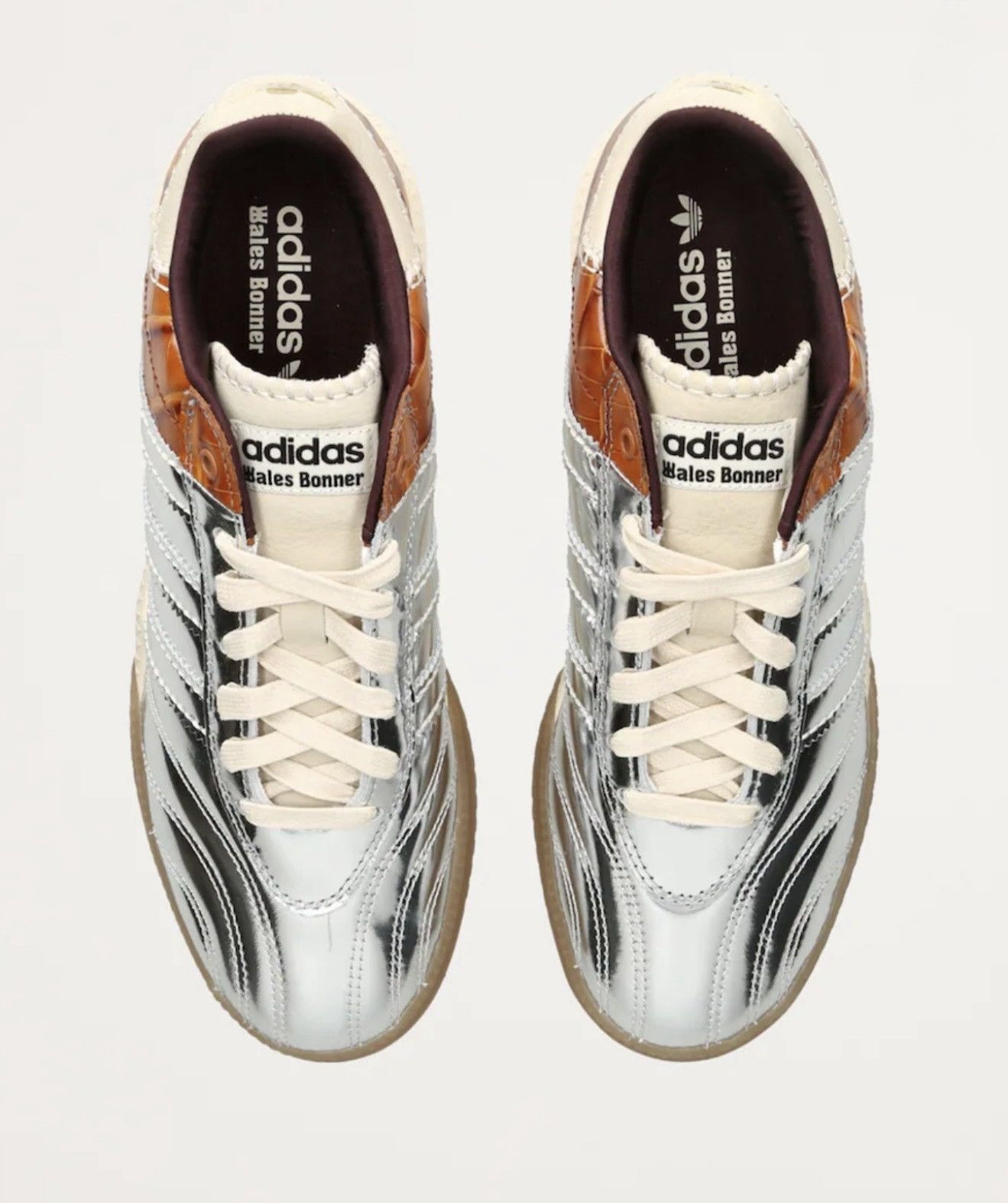 Adidas × Wales Bonner ADIDAS X WALES BONNER SAMBA METALLIC Sneakers IH5777 Size US 9 / EU 42 - 4 Thumbnail