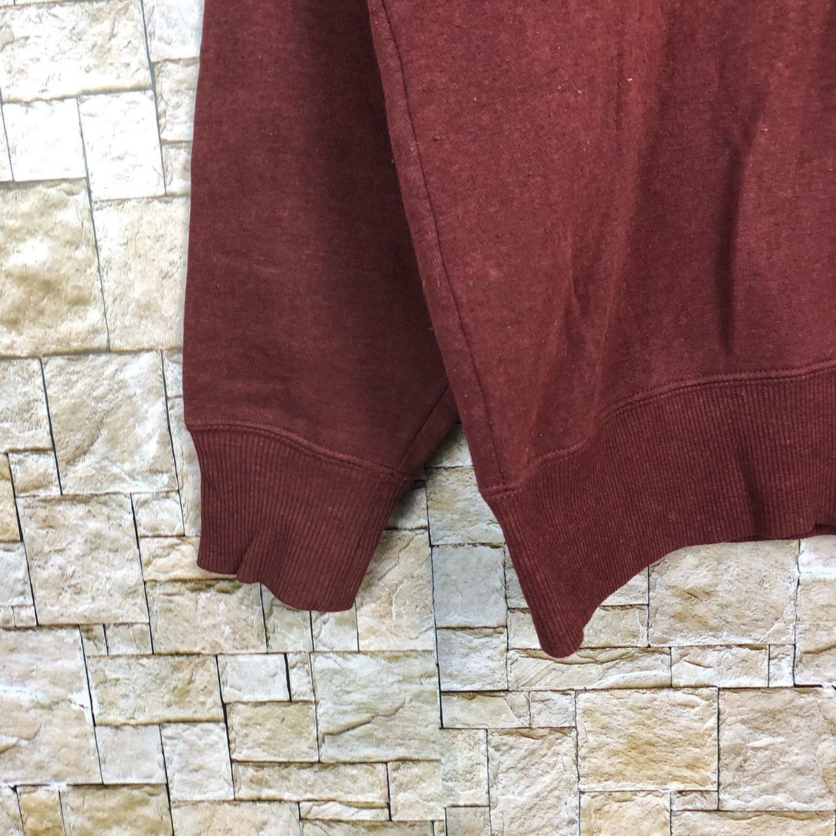 Japanese Brand × Vintage Oblo Design Maroon Sweatshirt #A424 Size US L / EU 52-54 / 3 - 7 Thumbnail